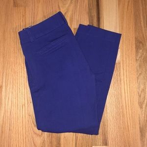 J crew city stretch purple pants